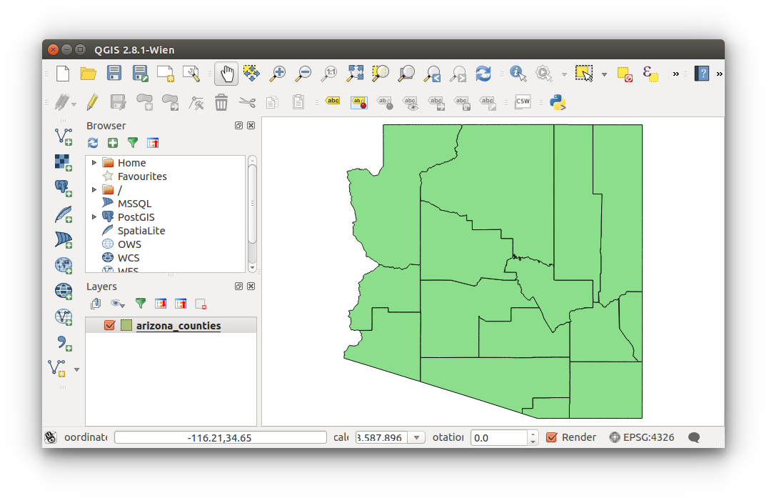 Spatial Data Bootcamp: QGIS - viewing vector data