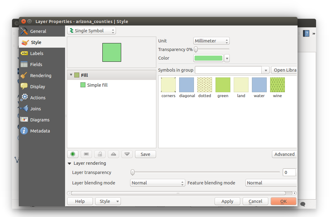 Spatial Data Bootcamp: QGIS - style vector layer