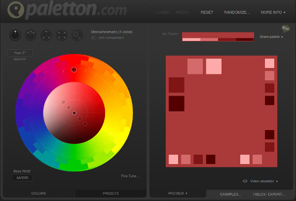 Spatial Data Bootcamp: Paletton.com color wheel