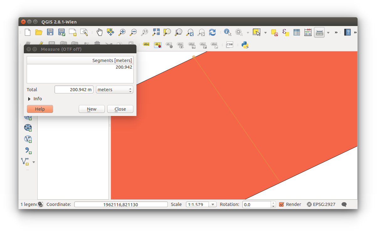 Spatial Data Bootcamp: Vector Analysis - measure faults buffer