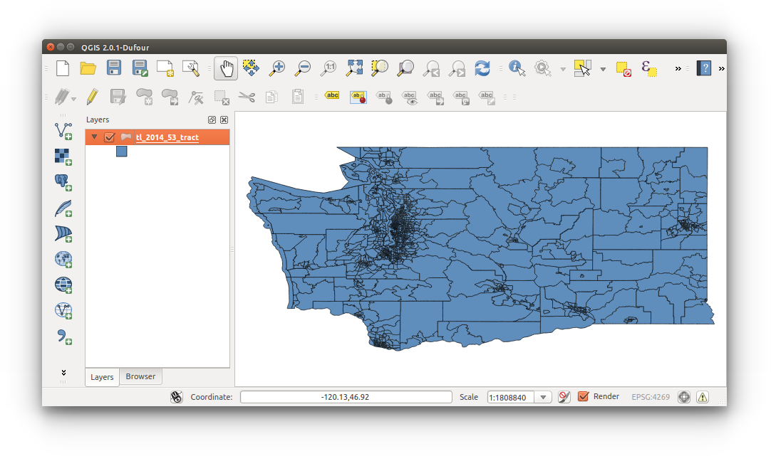 Spatial Data Bootcamp: Census Join - Washington Census tracts