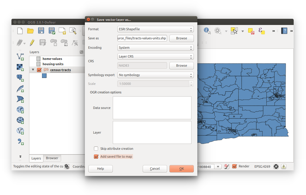 Spatial Data Bootcamp: Census Join - save shapefile