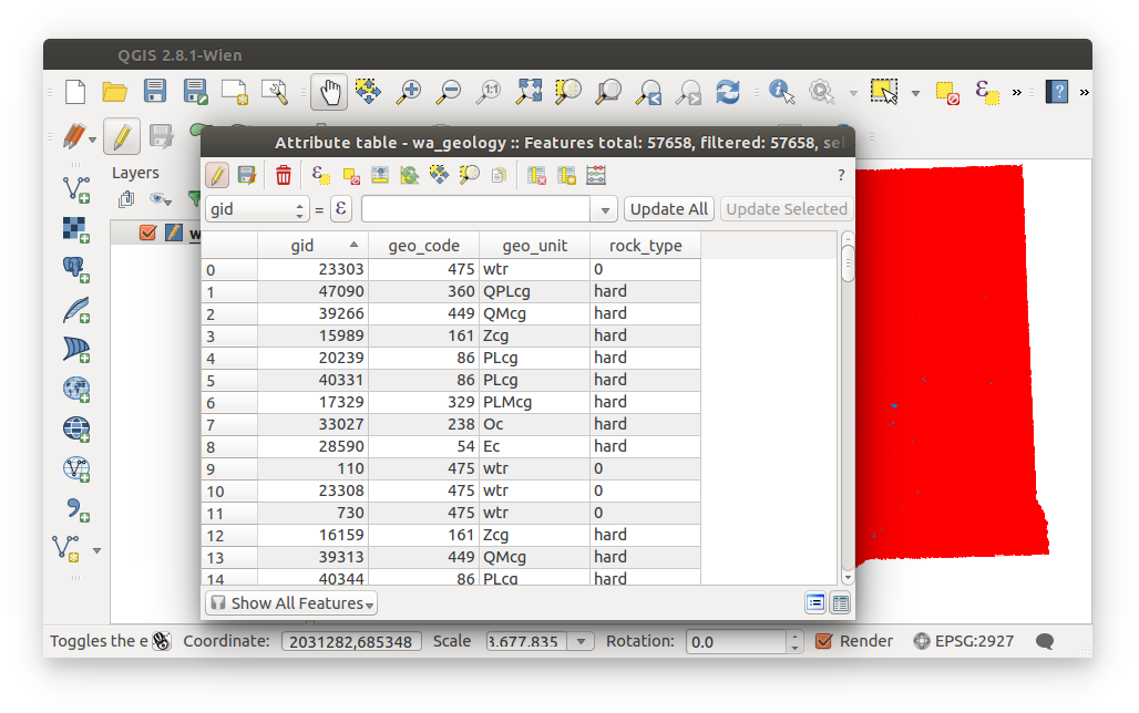 QGIS: Open field calcultor