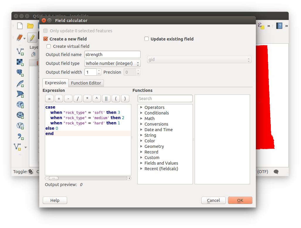 QGIS: Add and calculate new field