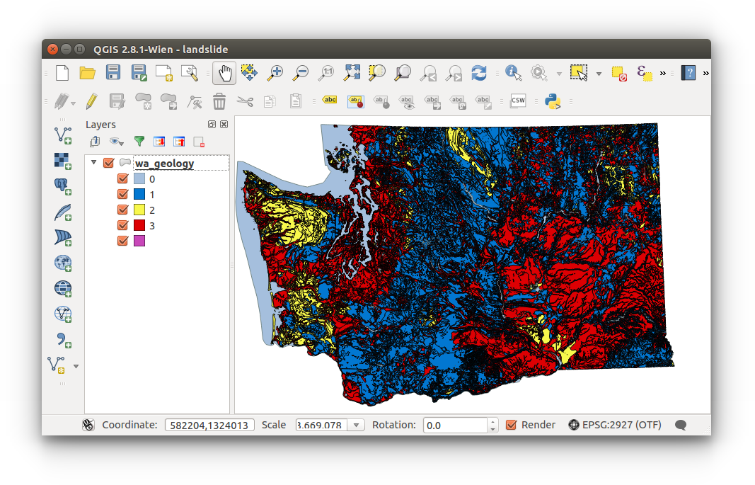 Spatial Data Bootcamp: QGIS visualize strenght